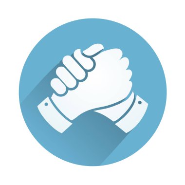 Mavi simge vektör illüstrasyonunu ayırır