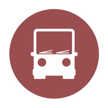 araba simgesi vektör illüstrasyonu