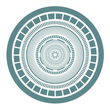 yaratıcı çember arkaplan vektörü çizimi