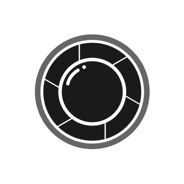 Deklanşör kamerası vektör illüstrasyonu