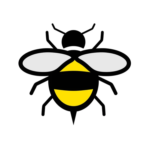 創造的な蜂のデザインベクトル図 — ストックベクタ