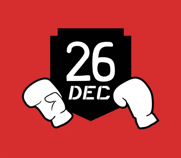 Boxing Day 일러스트 — 스톡 벡터