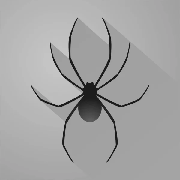 Vektorová Ilustrace Ikony Pavouka — Stockový vektor