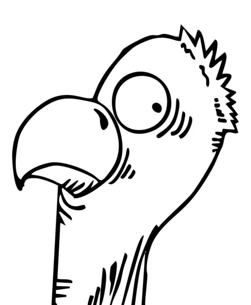 Cartoon Funny Duck Vector Illustration — Stock Vector