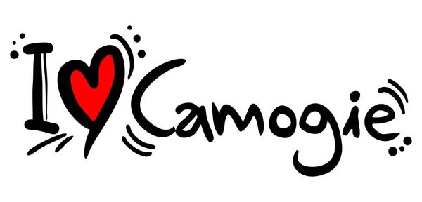 Camogie Amor Vector Ilustración — Archivo Imágenes Vectoriales