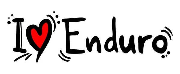 Enduro Αγάπη Διανυσματική Απεικόνιση — Διανυσματικό Αρχείο
