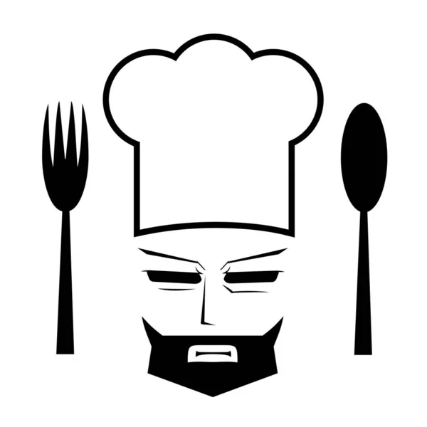 Icon Chef Ilustração Vetorial — Vetor de Stock