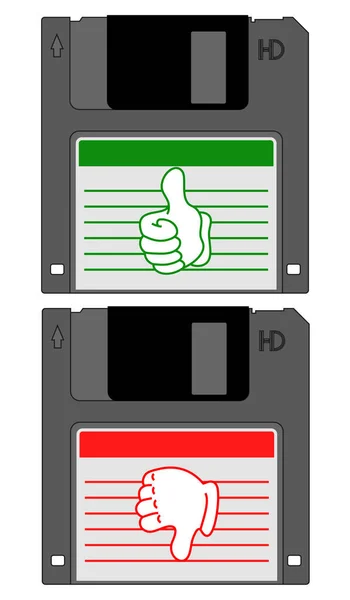 Memory Vector Illustration — Stock Vector