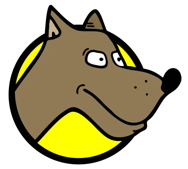 Botón Mascota Vector Ilustración — Vector de stock
