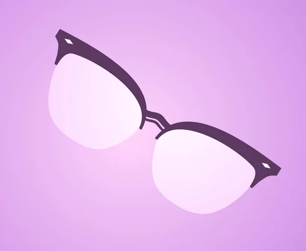 Bonito Gafas Diseño Vector Ilustración — Vector de stock