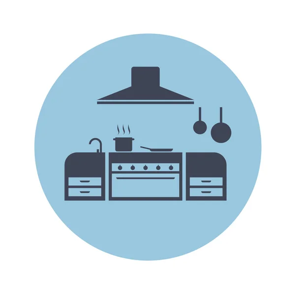 Kitchen Icon Vector Illustration — Stock Vector