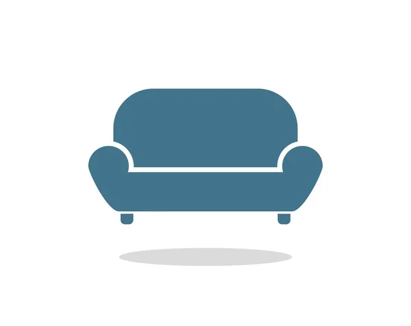 Tvůrčí Design Sofa Ilustrace — Stockový vektor