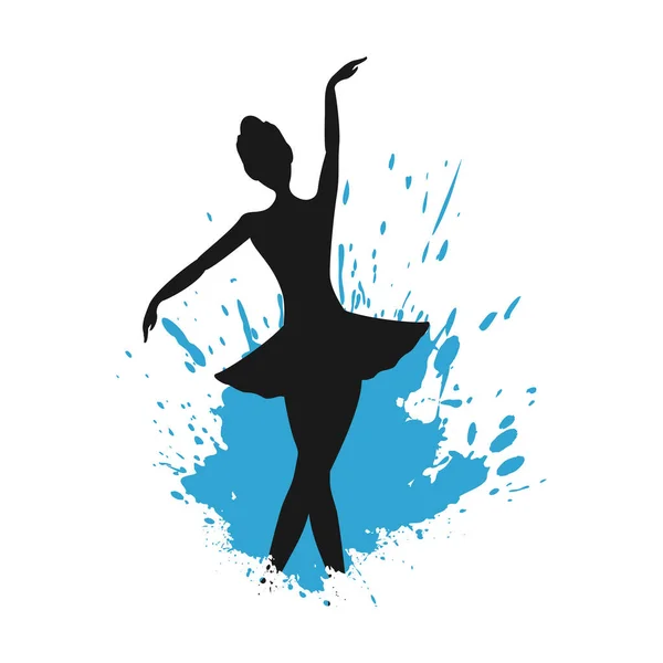 Kunst Danser Vector Illustratie — Stockvector