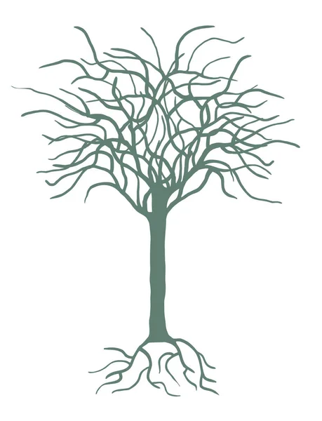 想像力豊かな木のベクトル図 — ストックベクタ