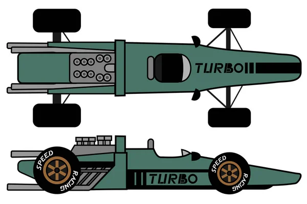 Vektor Illustration Einer Reihe Militärischer Transporte — Stockvektor