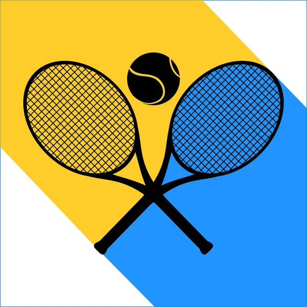 Tennis Symbol Zeichen Vektor Illustration — Stockvektor