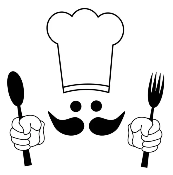 Graphisme Vectoriel Pour Chef — Image vectorielle