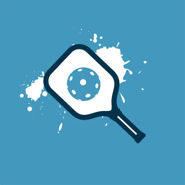 Pickleball spor sembolü çizimi