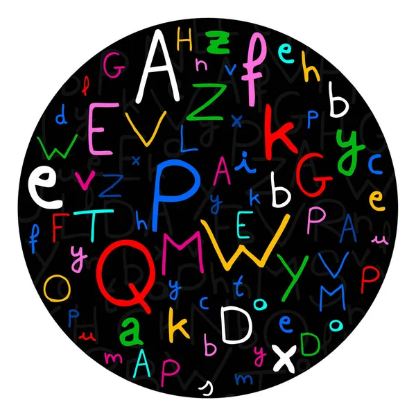 Alphabet Icon Vector Illustration — Stock Vector