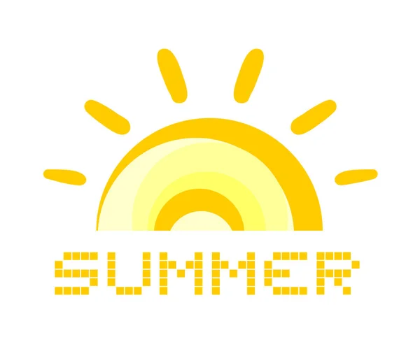 Summer Icon Vector Illustration — Stock Vector