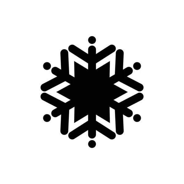 Gestaltung Von Schnee Symbol Vektor Illustration — Stockvektor