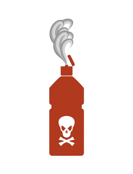 Danger Liquid Botttle — Stock Vector