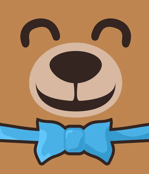 Щасливий Ведмідь Векторні Ілюстрації — стоковий вектор
