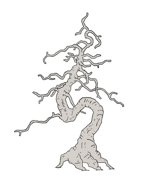 Дизайн Таинственного Старого Дерева — стоковый вектор