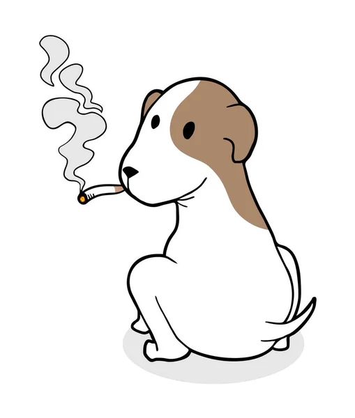 Cartoon Dog Vector Illustration — Stock Vector