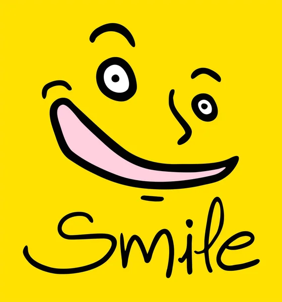 Απεικόνιση Φορέα Έκφρασης Χαμόγελου — Διανυσματικό Αρχείο