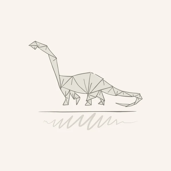 Диплом Динозавра Векторні Ілюстрації — стоковий вектор