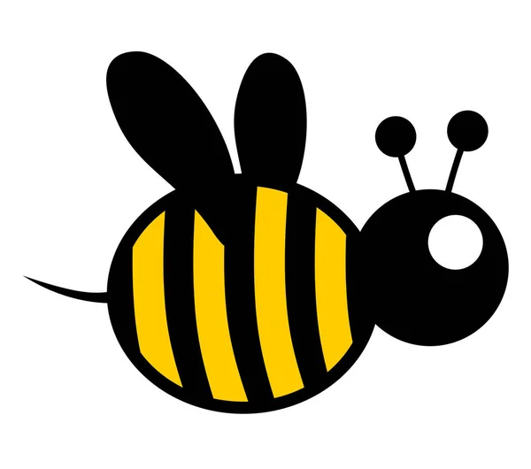 Fett Bee Vektor Illustration — Stock vektor