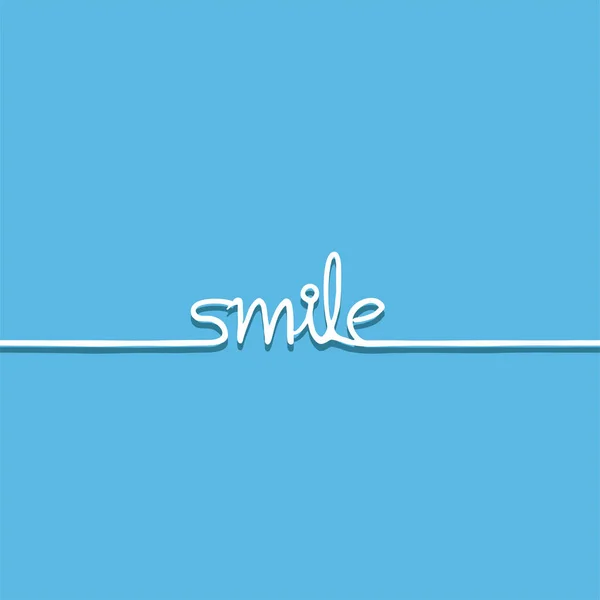 Sourire Message Vectoriel Illustration — Image vectorielle