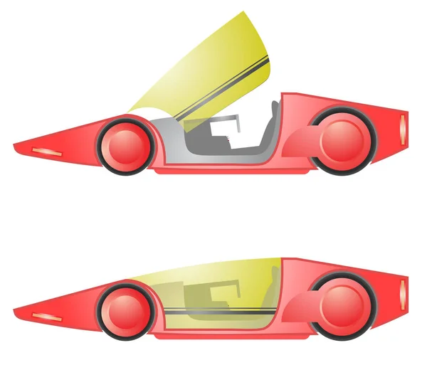 Sport Car Vector Illustration — Stock Vector