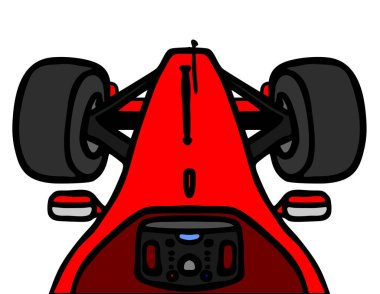 Hızlı araba vektör illüstrasyonu 