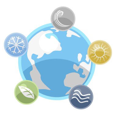 dünya illüstrasyon vektörü 3d çizim