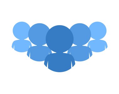 insanlar simge vektör illüstrasyonu