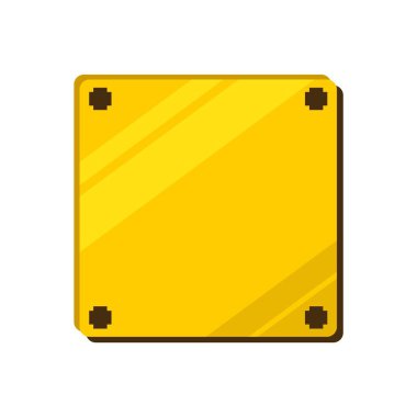 Altın blok vektör illüstrasyonu