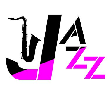 Caz ikonu vektör illüstrasyonu