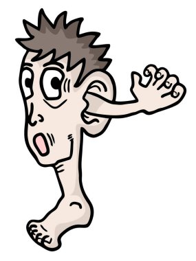 Nadir erkek vektör illüstrasyonu