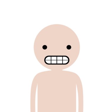 yaratıcı düz adam simgesi