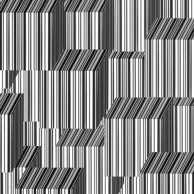 Eğik siyah çizgileri olan pürüzsüz desen
