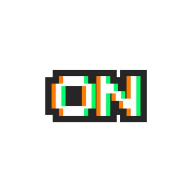 Simge vektör illüstrasyonunda düz