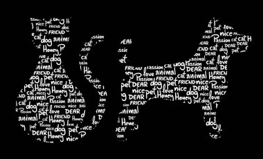 Sanat hayvanları vektör illüstrasyonu