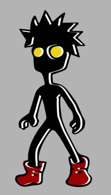 illustration of a halloween monster