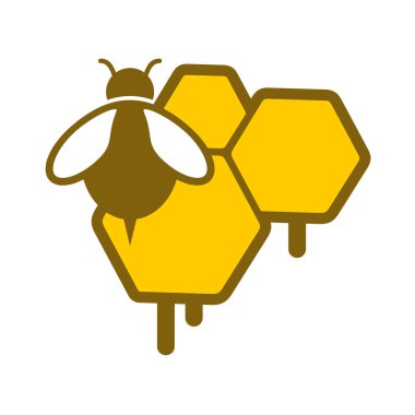 doğa bal sembolü vektör illüstrasyonu