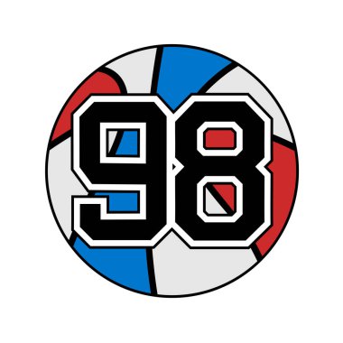 98 numaralı basketbol topu.