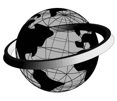 seyahat simgesi vektör çizimi