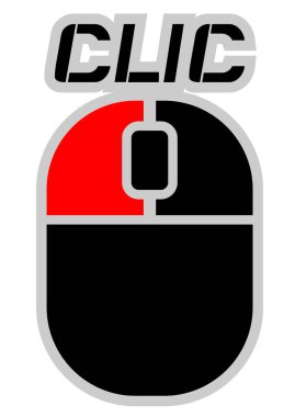 bilgisayar fare simgesi vektör illüstrasyonu