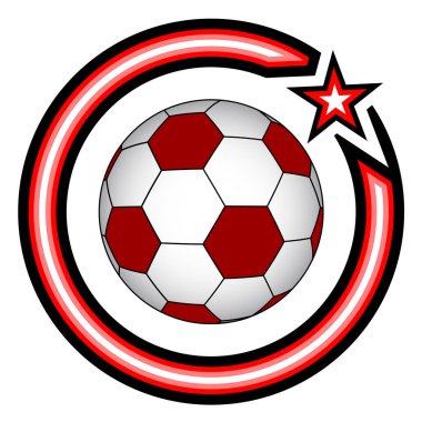 Top ikonu vektör illüstrasyonunun yaratıcı tasarımı